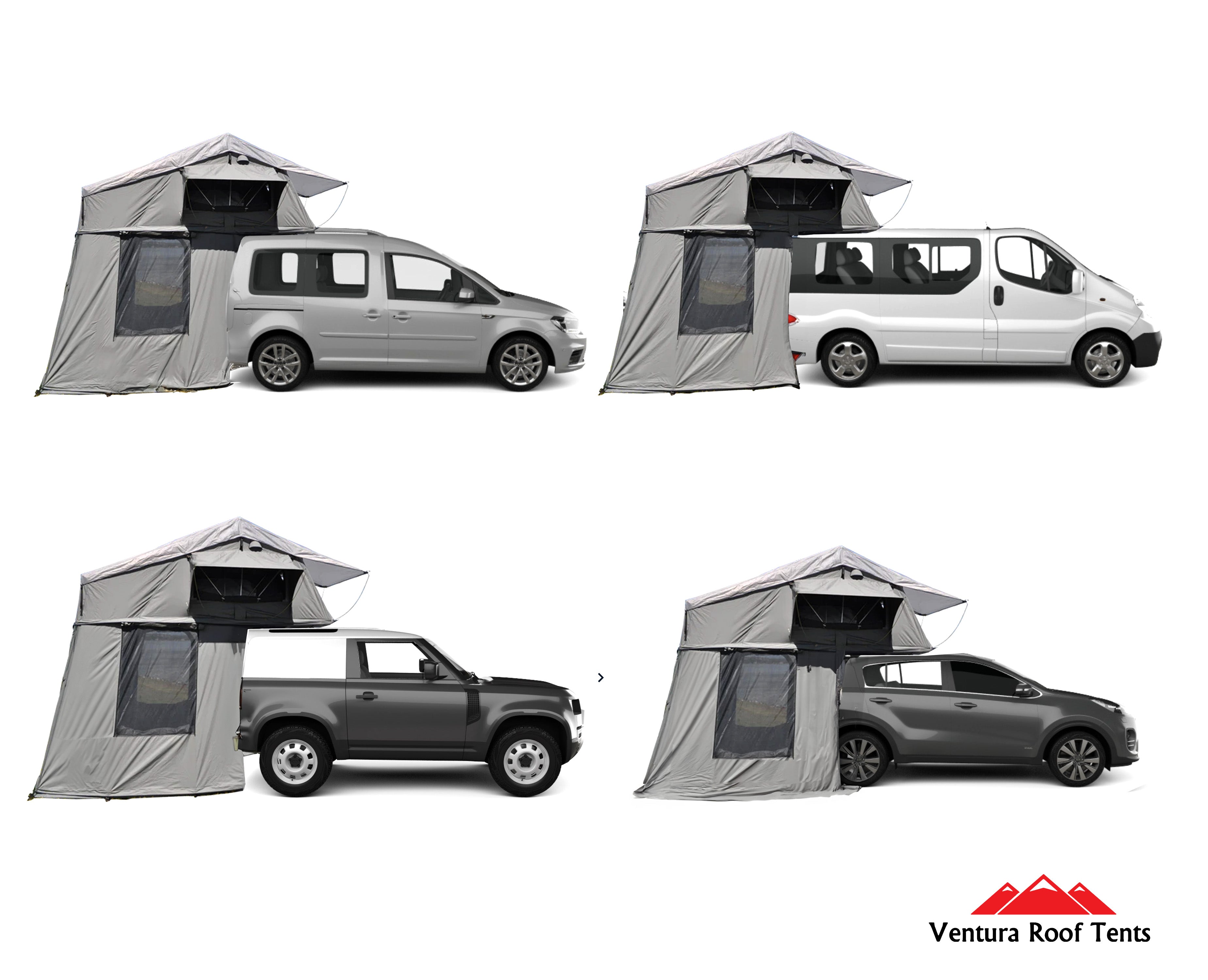 Extended Ventura Deluxe 1.4 Roof Top Tent + Annex (PRE ORDER)